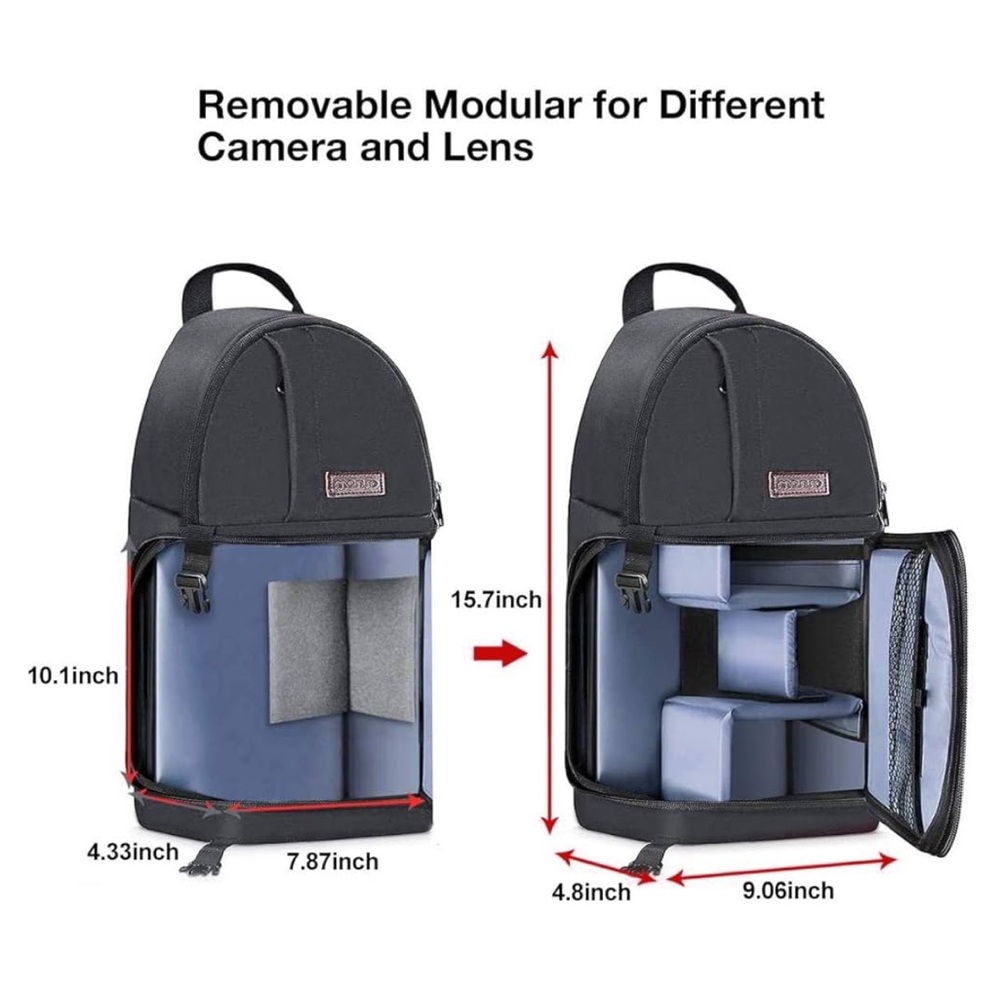 MOSISO Camera sling bag - Picture 7 of 11